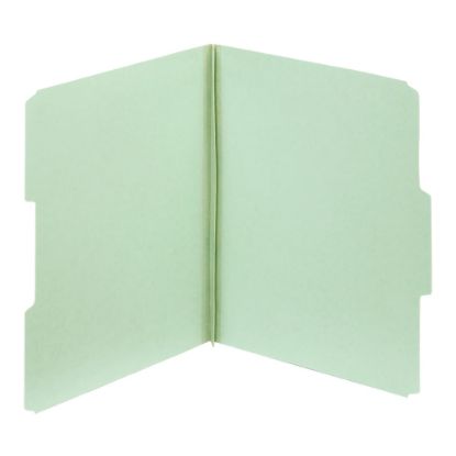 Picture of Pendaflex Pressboard File Folders, 100% Recycled, Letter Size, Light Green, Box Of 25 Folders