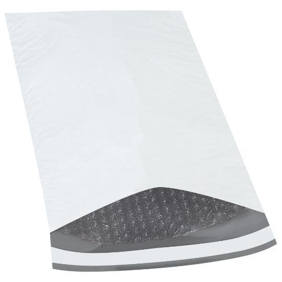 Picture of Partners Brand eCom Bubble-Lined Poly Mailers, 8 1/2in x 14 1/2in, White, Case Of 100