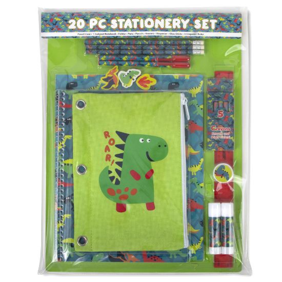 Picture of Trailmaker 20-Piece School Supply Kit, Dino