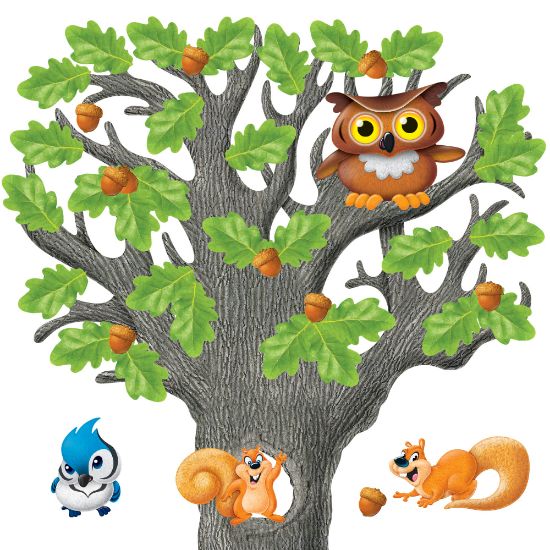 Picture of TREND Big Oak Tree Bulletin Board Set, Multicolor, Pre-K - Grade 8