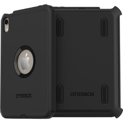 Picture of OtterBox Defender Carrying Case Holster For Apple iPad mini 6th Gen Tablet, Apple Pencil, Black