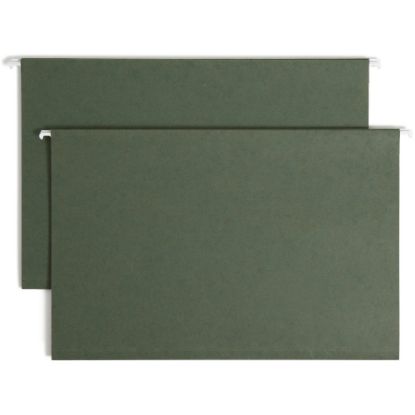 Picture of Smead Premium Box-Bottom Hanging Folders, 1in Expansion, Legal Size, Standard Green, Box Of 25