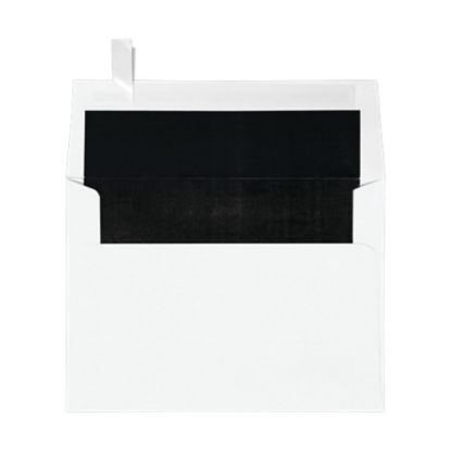 Picture of LUX Invitation Envelopes, A7, Peel & Stick Closure, Black/White, Pack Of 500