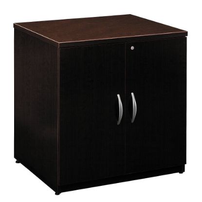 Picture of Bush Business Furniture Components Storage Cabinet, 30inW, Mocha Cherry, Standard Delivery