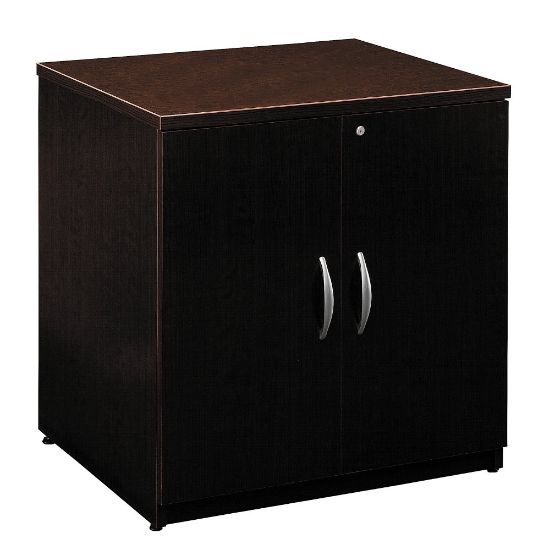 Picture of Bush Business Furniture Components Storage Cabinet, 30inW, Mocha Cherry, Standard Delivery