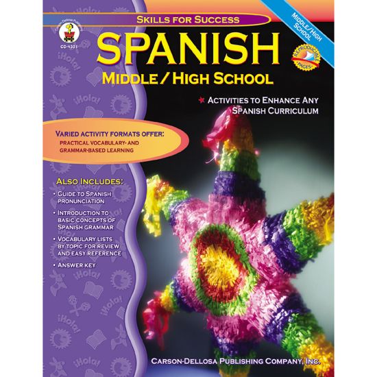 Picture of Carson-Dellosa Spanish For Middle And High School