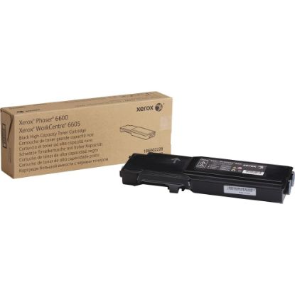 Picture of Xerox 6600 Black High Yield Toner Cartridge, 106R02228