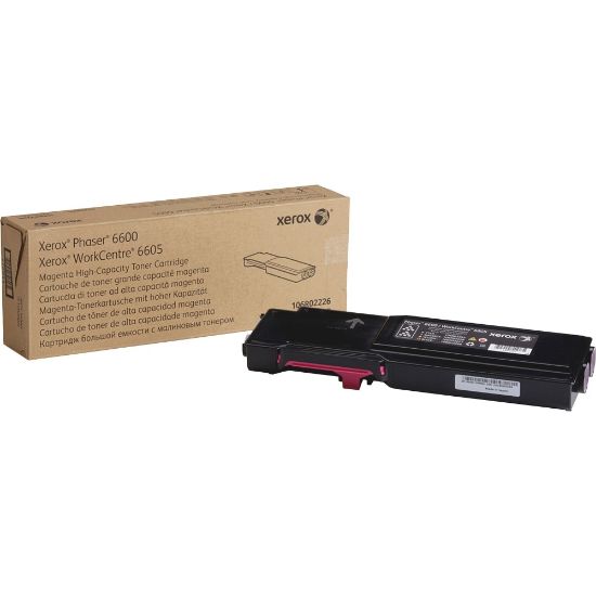 Picture of Xerox 6600 Magenta High Yield Toner Cartridge, 106R02226