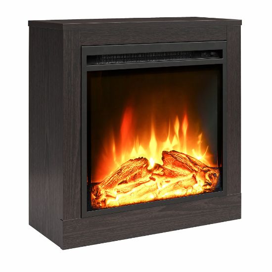 Picture of Ameriwood Home Fillmore Fireplace Mantel, 22-3/4inH x 22-1/4inW x 9-3/4inD, Espresso