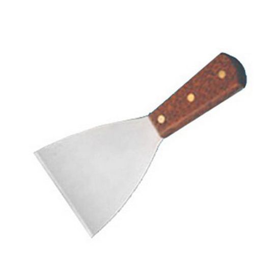 Picture of American Metalcraft Stainless-Steel Scraper, 4in, Brown