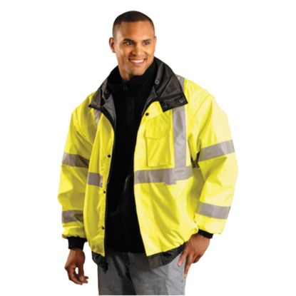 Picture of OccuNomix Polyester Bomber Jacket, X-Large, Yellow