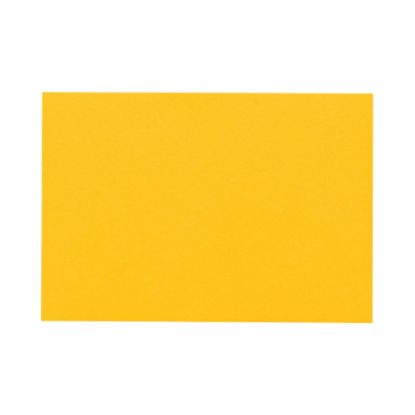 Picture of LUX Flat Cards, A2, 4 1/4in x 5 1/2in, Sunflower Yellow, Pack Of 50