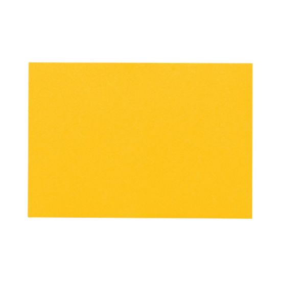 Picture of LUX Flat Cards, A2, 4 1/4in x 5 1/2in, Sunflower Yellow, Pack Of 50