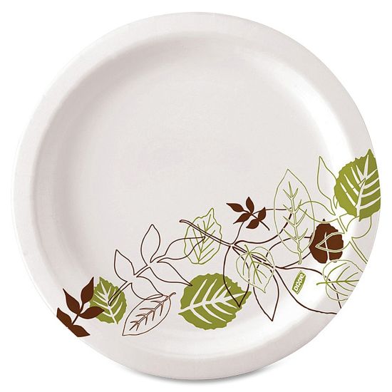 Picture of DIXIE 8 1/2IN MEDIUM-WEIGHT PAPER PLATES BY GP PRO (GEORGIA-PACIFIC), PATHWAYS, 500 PLATES PER CASE