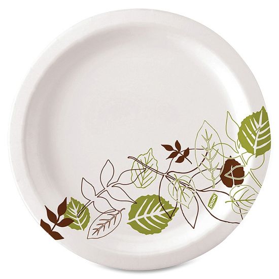 Picture of Dixie Paper Plates, 10in, Pathways, Carton Of 500 Plates