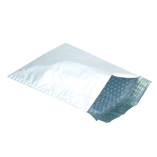 Picture of Partners Brand Bubble Lined Poly Mailers, 8 1/2in x 12in, White, Box Of 25