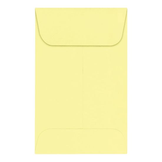 Picture of LUX Coin Envelopes, #1, Gummed Seal, Lemonade, Pack Of 250