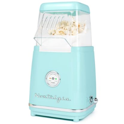 Picture of Nostalgia Electrics Classic Retro Hot Air Popcorn Maker, Aqua