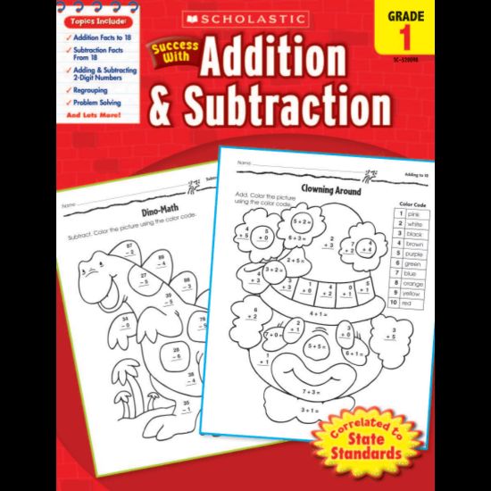 Picture of Scholastic Success With: Addition & Subtraction Workbook, Grade 1