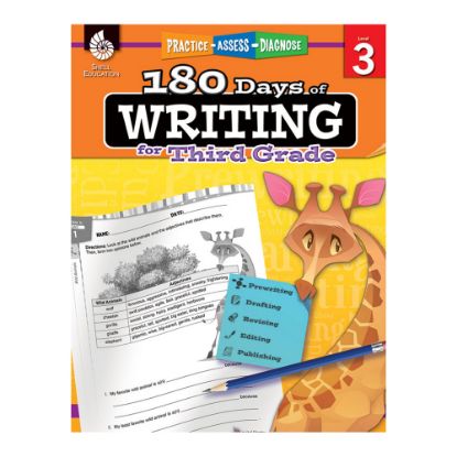 Picture of Shell Education 180 Days Of Writing Workbook, Grade 3