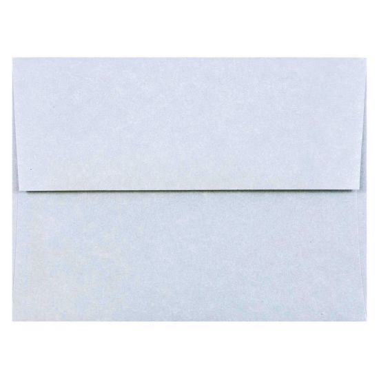 Picture of JAM Paper Booklet Invitation Envelopes, A2, Gummed Seal, 30% Recycled, Light Blue, Pack Of 25