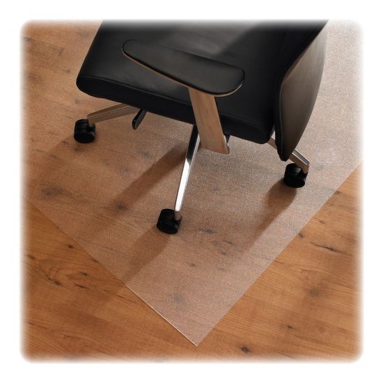 Picture of Floortex Cleartex XXL Ultmat Polycarbonate Chair Mat For Hard Floors/Low-Pile Carpet, 79in x 60in, Clear