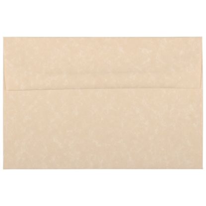 Picture of JAM Paper Booklet Invitation Envelopes, A8, Gummed Seal, 30% Recycled, Brown, Pack Of 25