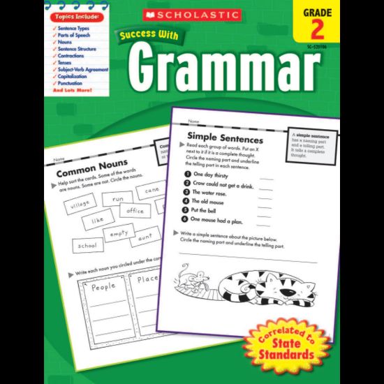 Picture of Scholastic Success With: Grammar Workbook, Grade 2