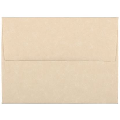 Picture of JAM Paper Booklet Invitation Envelopes, A2, Gummed Seal, 30% Recycled, Brown, Pack Of 25