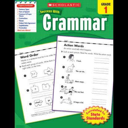 Picture of Scholastic Success With: Grammar Workbook, Grade 1