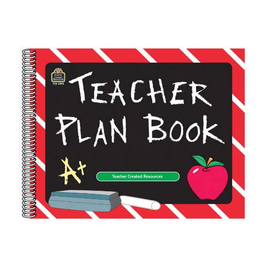 Picture of Teacher Created Resources Chalkboard Teacher Plan Books, Pack Of 3