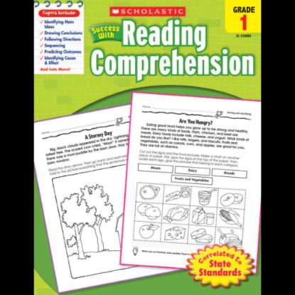 Picture of Scholastic Success With: Reading Comprehension Workbook, Grade 1