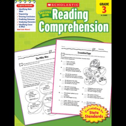 Picture of Scholastic Success With: Reading Comprehension Workbook, Grade 3