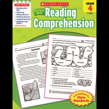 Picture of Scholastic Success With: Reading Comprehension Workbook, Grade 4