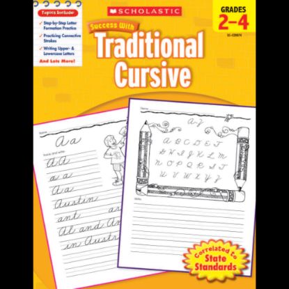 Picture of Scholastic Success With: Traditional Cursive Workbook, Grades 2-4