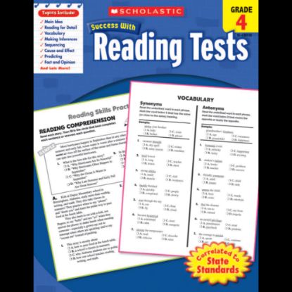 Picture of Scholastic Success With: Reading Tests Workbook, Grade 4