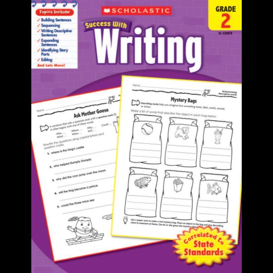 Picture of Scholastic Success With: Writing Workbook, Grade 2