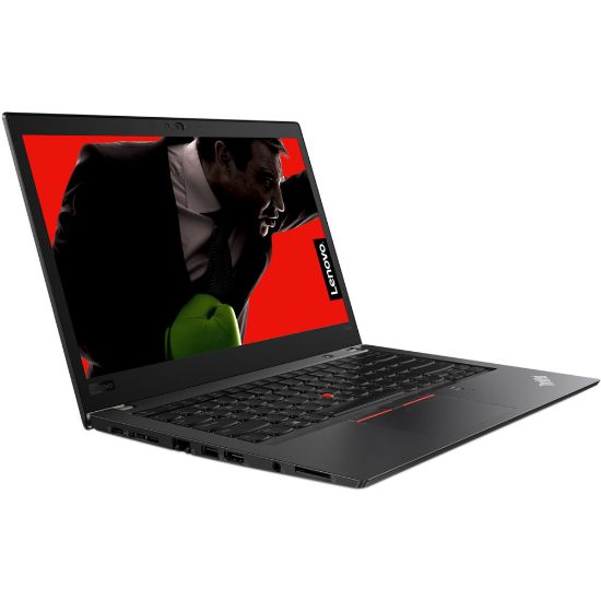 Picture of Lenovo ThinkPad T480S Refurbished Laptop, 14in Screen, Intel Core i5, 16GB Memory, 256GB Solid State Drive, Windows 11 Pro