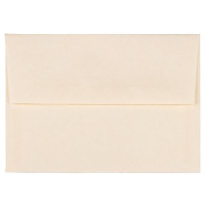 Picture of JAM Paper Booklet Invitation Envelopes, A2, Gummed Seal, 30% Recycled, Natural, Pack Of 25