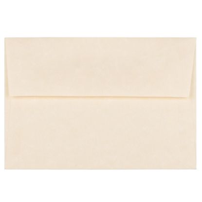 Picture of JAM Paper Booklet Envelopes, #4 Bar (A1), Gummed Seal, 30% Recycled, Natural, Pack Of 25