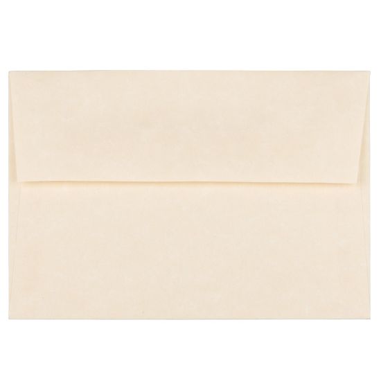 Picture of JAM Paper Booklet Envelopes, #4 Bar (A1), Gummed Seal, 30% Recycled, Natural, Pack Of 25