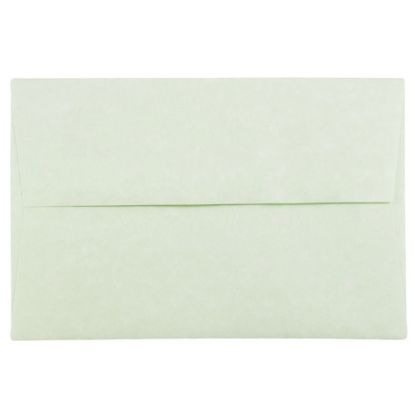 Picture of JAM Paper Booklet Invitation Envelopes, A8, Gummed Seal, 30% Recycled, Green, Pack Of 25