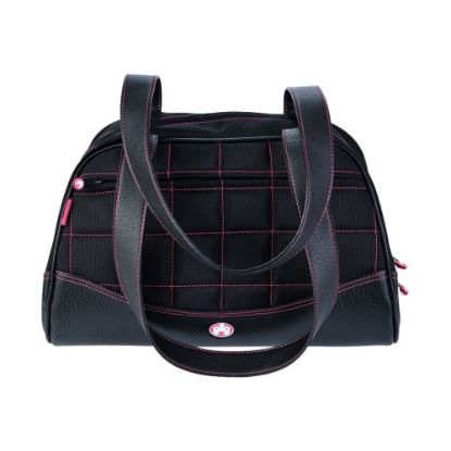 Picture of Sumo Duffel - Medium - duffle bag - ballistic nylon, faux leather - black with pink stitching