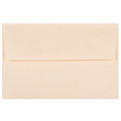 Picture of JAM Paper Booklet Invitation Envelopes, A8, Gummed Seal, 30% Recycled, Natural, Pack Of 25