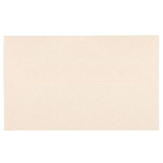 Picture of JAM Paper Parchment Booklet Invitation Envelopes, A10, Gummed Seal, 30% Recycled, Natural, Pack Of 25