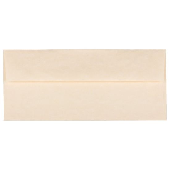 Picture of JAM PAPER #10 Business Parchment Envelopes, 4 1/8 x 9 1/2, Natural Recycled, 25/Pack