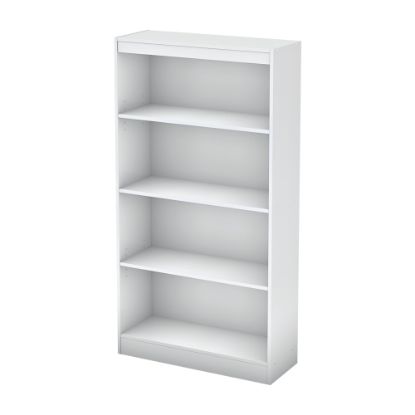 Picture of South Shore Axess 57inH 4-Shelf Bookcase, Pure White