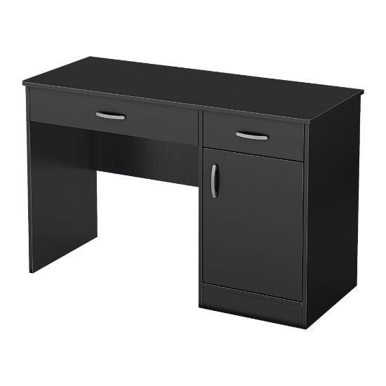 Picture of South Shore Axess 43-3/4in Computer Desk, Pure Black