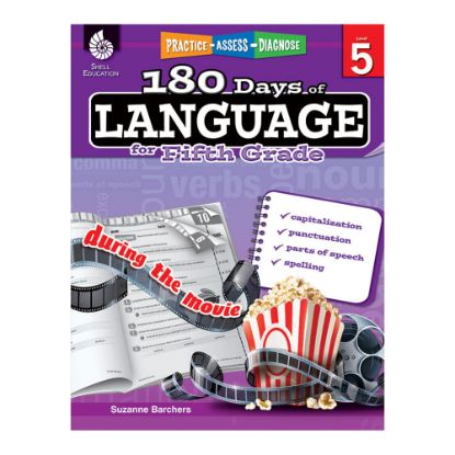 Picture of Shell Education 180 Days Of Language Workbook, Grade 5