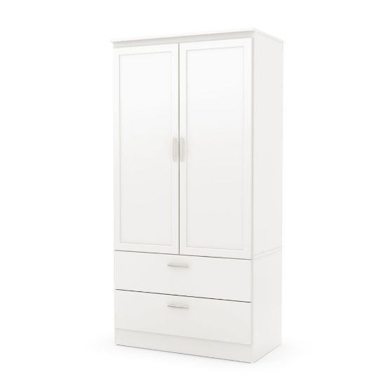 Picture of South Shore Acapella Wardrobe Armoire, Pure White